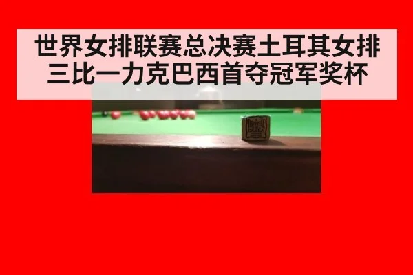 世界女排联赛总决赛土耳其女排三比一力克巴西首夺冠军奖杯