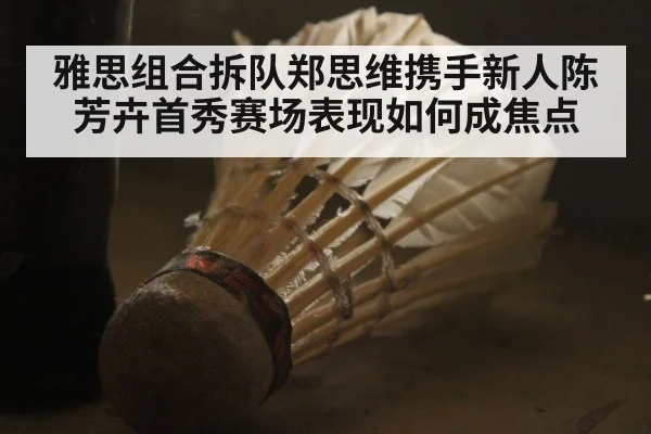 雅思组合拆队郑思维携手新人陈芳卉首秀赛场表现如何成焦点